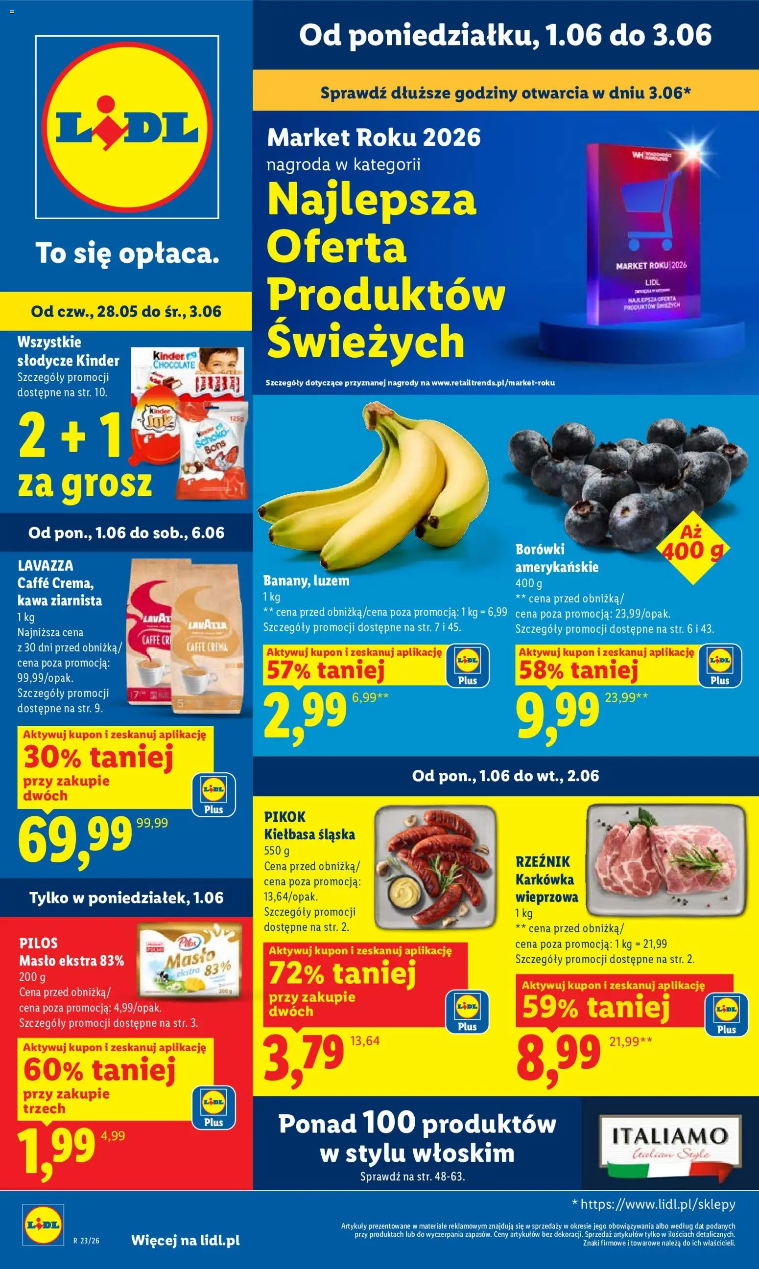 Náhled nabídky: Lidl Polsko Lidl Polsko leták platný od 01.06.2026