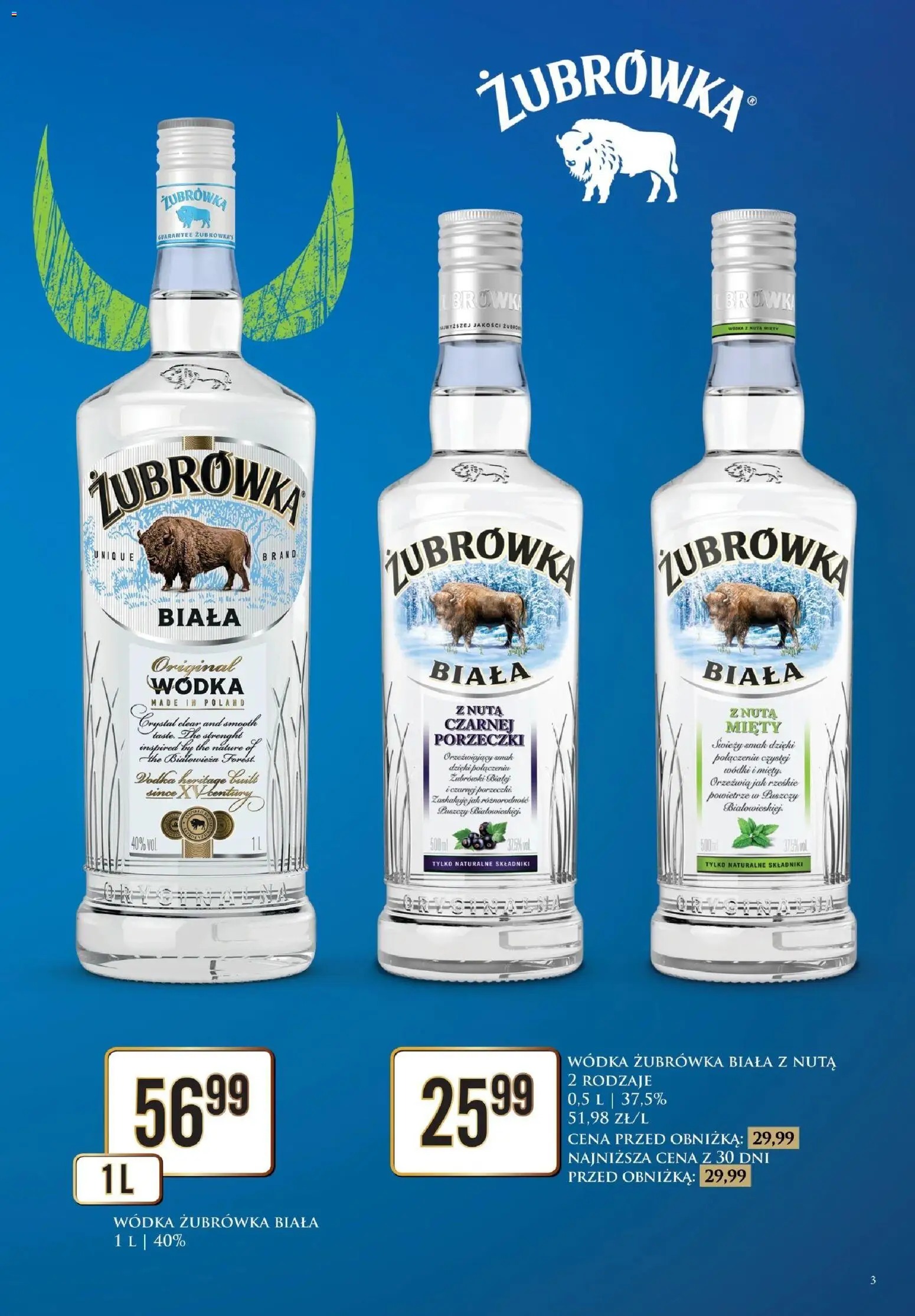 Pogląd gazetki "Dino gazetka - Katalog alkoholowy" ze sklepu Dino ważnej od 05.10.2026 - Wódka, Żubrówka, Vodka