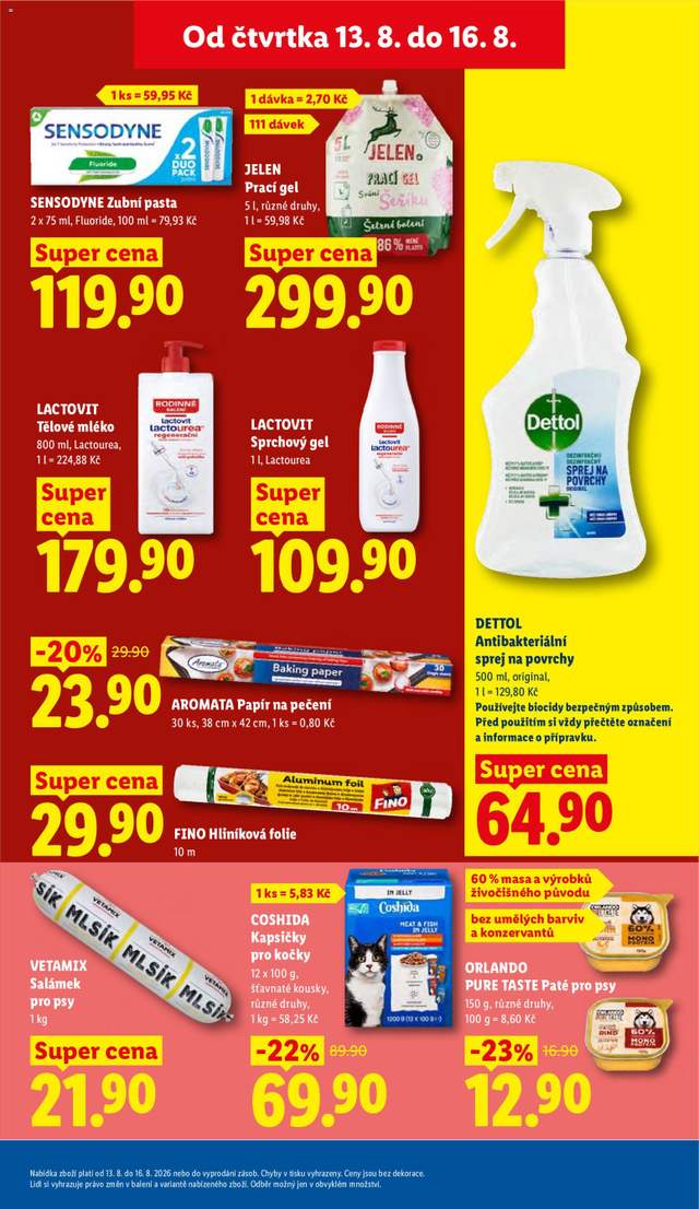 Nový Lidl leták od 13.08.