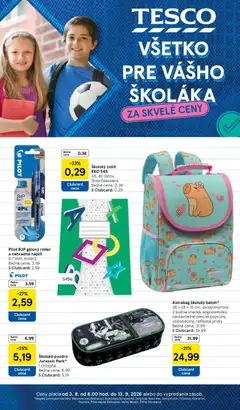 Náhľad Tesco letáku platného od 03.08.2026
