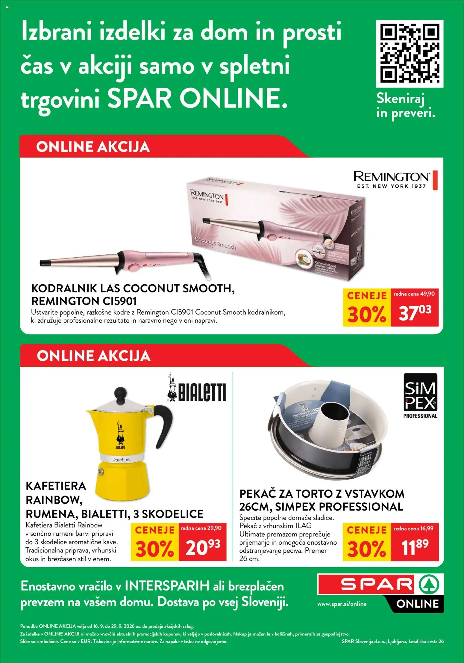 Predogled kataloga iz trgovine Spar veljaven od 16.09.2026