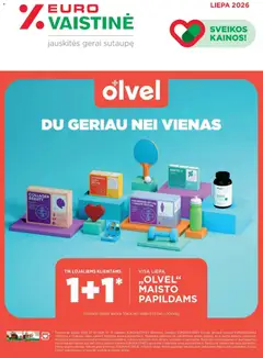 EUROVAISTINĖ parduotuvės leidinio EUROVAISTINĖ leidinys galiojančio nuo 2026.07.01 peržiūra