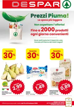 Anteprima dell'opuscolo Despar volantino Tribano dal negozio Despar valido da 15/10/2026
