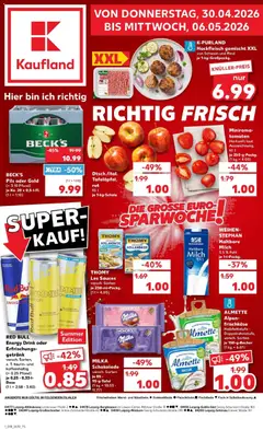 Vorschau von dem Prospekt des Geschäftes Kaufland, gültig ab dem 30.04.2026