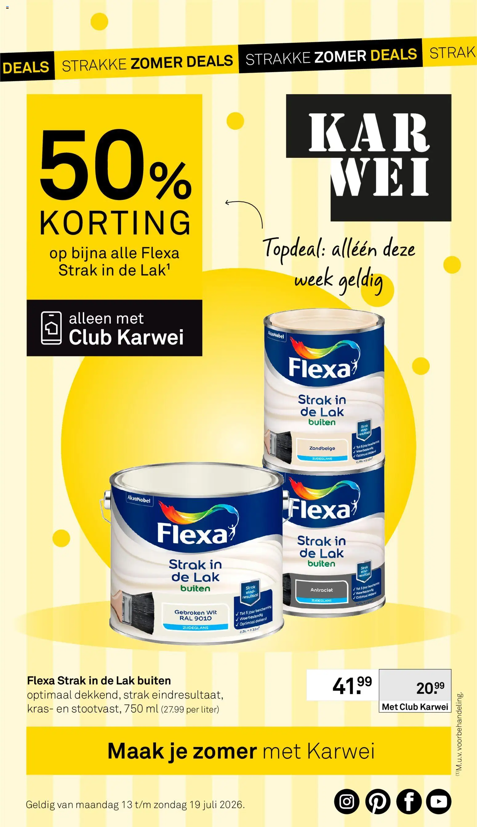 Voorbeeld van KARWEI folder van winkel KARWEI geldig vanaf 13-07-2026