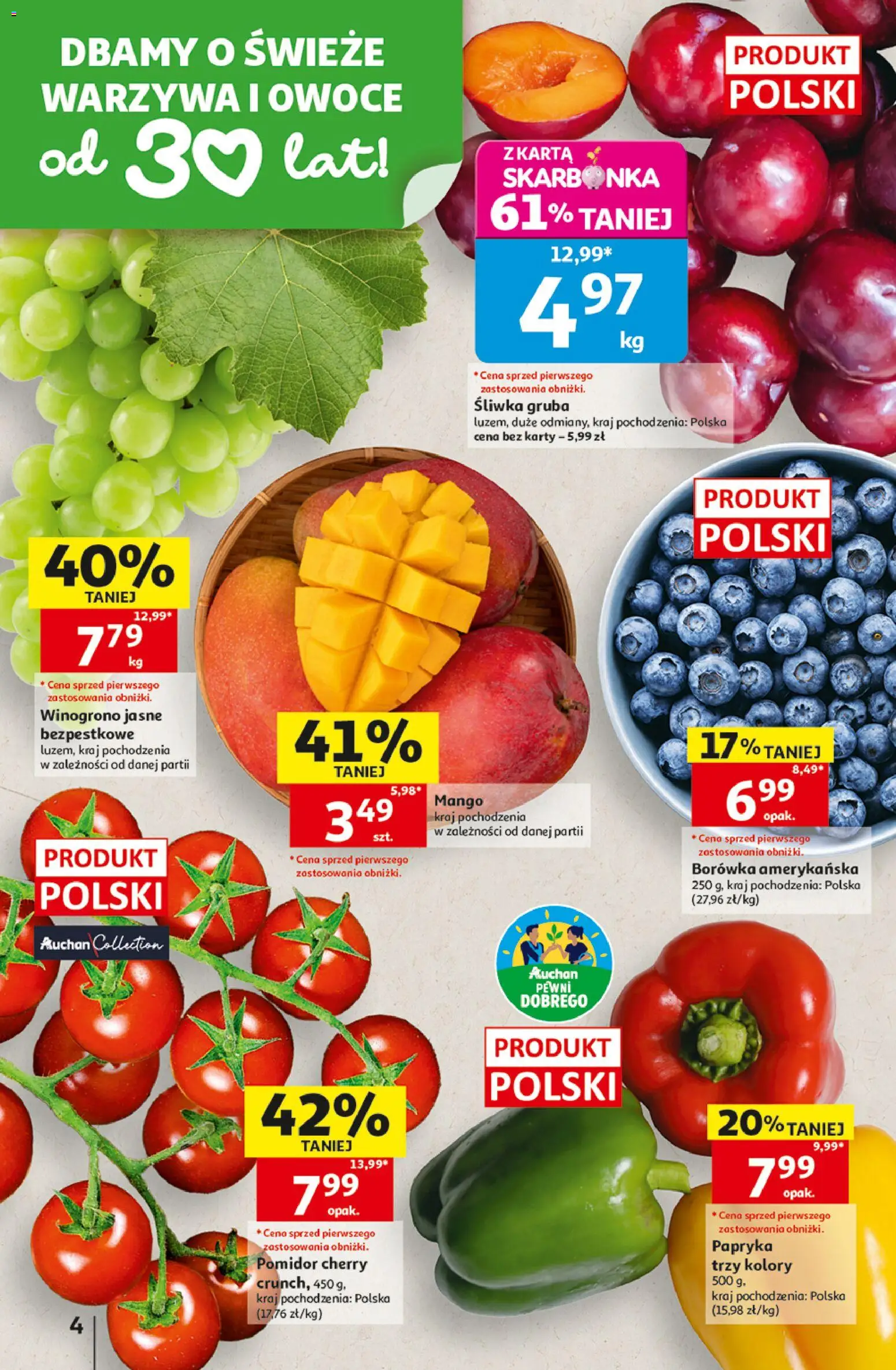 Pogląd gazetki "Auchan gazetka - 30 Lat Hipermarket" ze sklepu Auchan ważnej od 03.09.2026