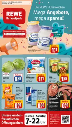 Vorschau von dem Prospekt des Geschäftes Rewe ihr Kaufpark, gültig ab dem 21.09.2026