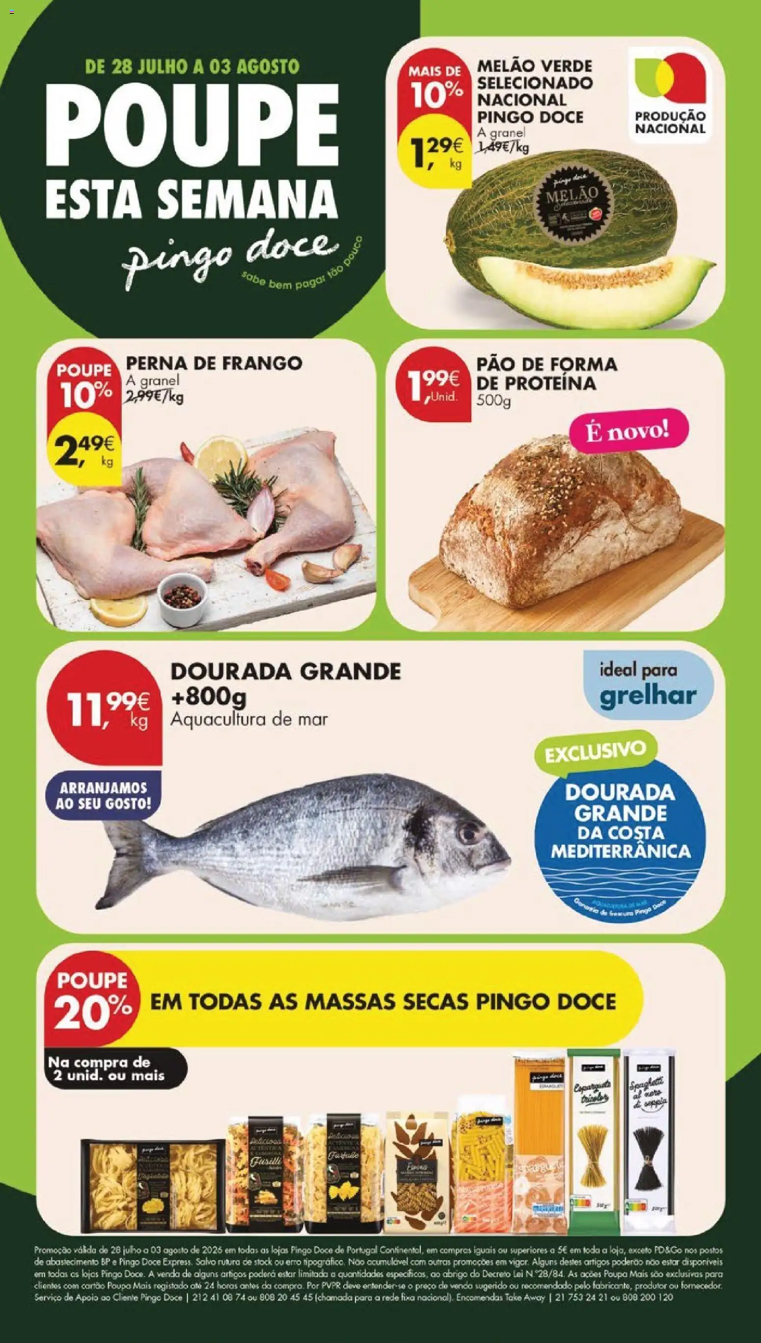 Pré-visualização do folheto da loja Pingo Doce válida a partir de 28/07/2026