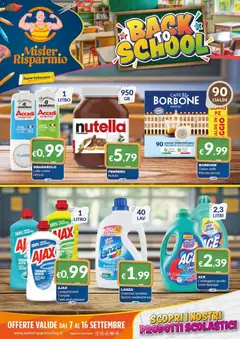 Anteprima dell'opuscolo Mister Risparmio volantino dal negozio Mister Risparmio valido da 07/09/2026