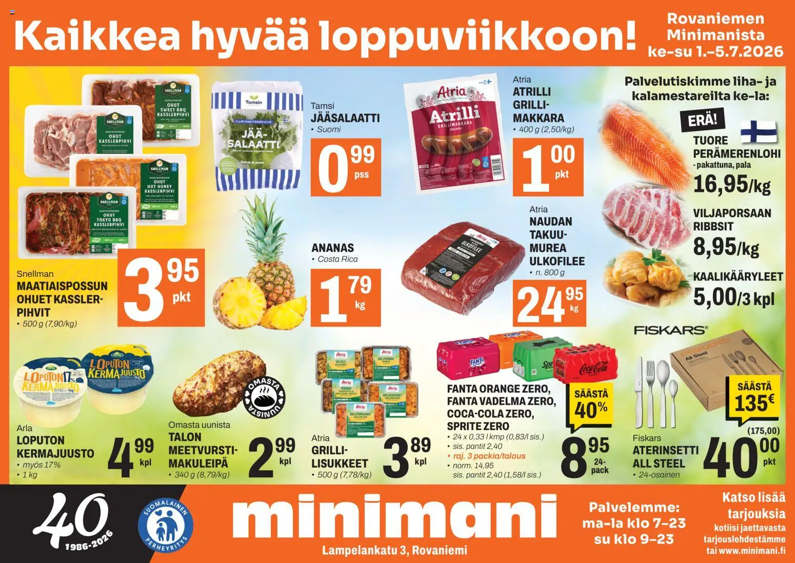 Kaupan Minimani Minimani tarjoukset - Rovaniemi esikatselu, voimassa 01/07/2026