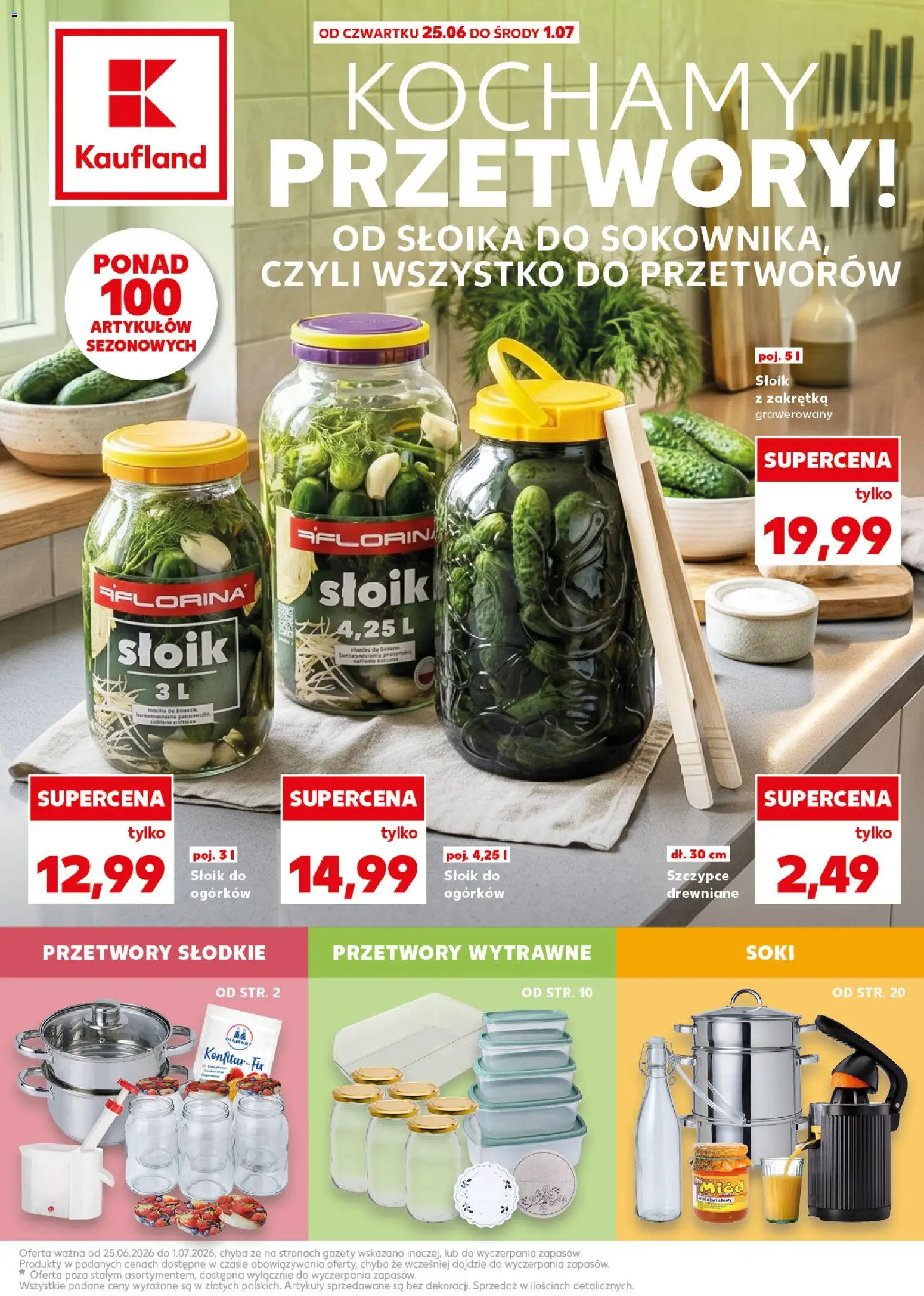 Náhled nabídky: Kaufland Polsko Kaufland Polsko leták - Kochamy przetwory platný od 25.06.2026