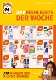 Vorschau von dem Prospekt des Geschäftes Müller, gültig ab dem 17.08.2026