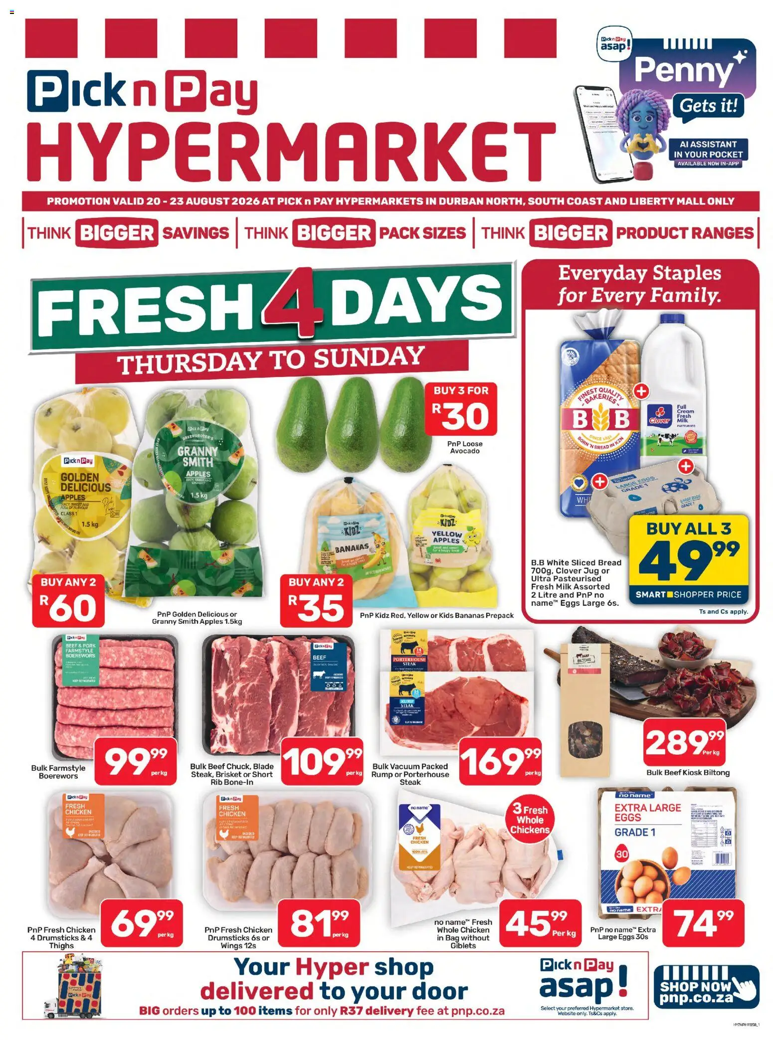 Preview of Pick n Pay flyer valid from 20/08/2026