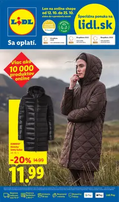 Náhľad Lidl letáku platného od 12.10.2026