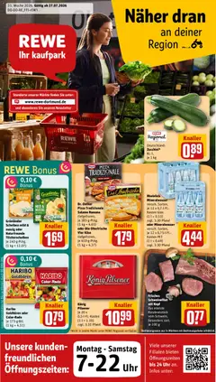 Vorschau von dem Prospekt des Geschäftes Rewe ihr Kaufpark, gültig ab dem 27.07.2026