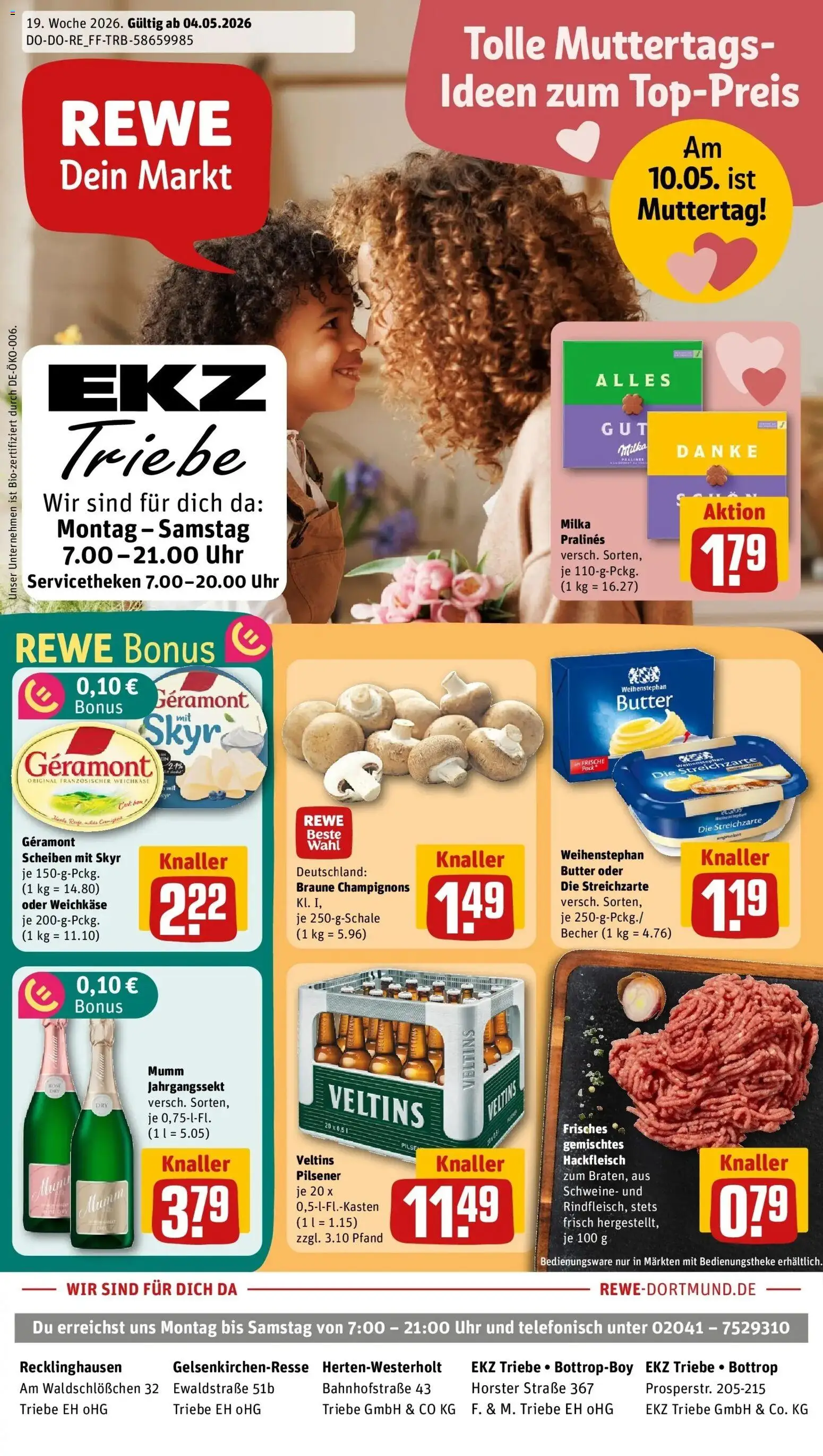 Vorschau von dem Prospekt des Geschäftes Rewe, gültig ab dem 04.05.2026