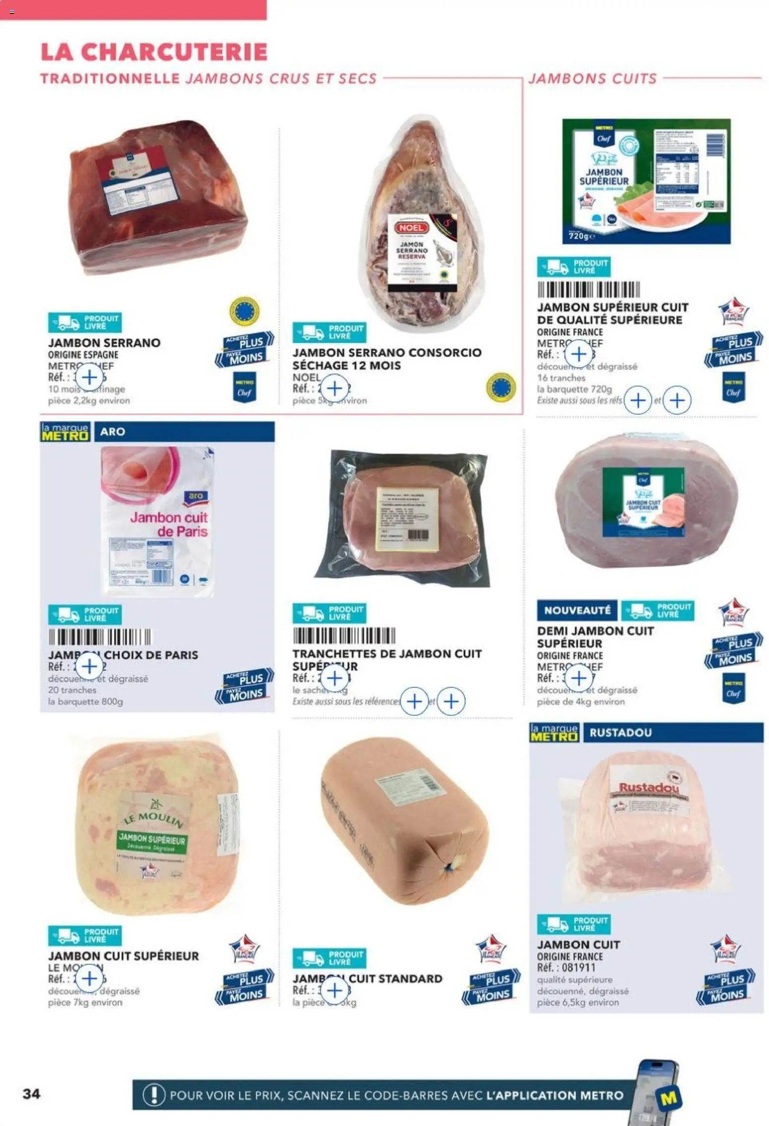 Prévisualisation de METRO - Guide Italie du magasin METRO formulaire valide 28/05/2026 - Livre, Charcuterie, Jambon, Jambon serrano