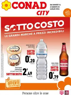 Anteprima dell'opuscolo Conad volantino City Sicilia dal negozio Conad valido da 16/07/2026