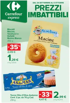 Anteprima dell'opuscolo Carrefour volantino dal negozio Carrefour valido da 24/09/2026