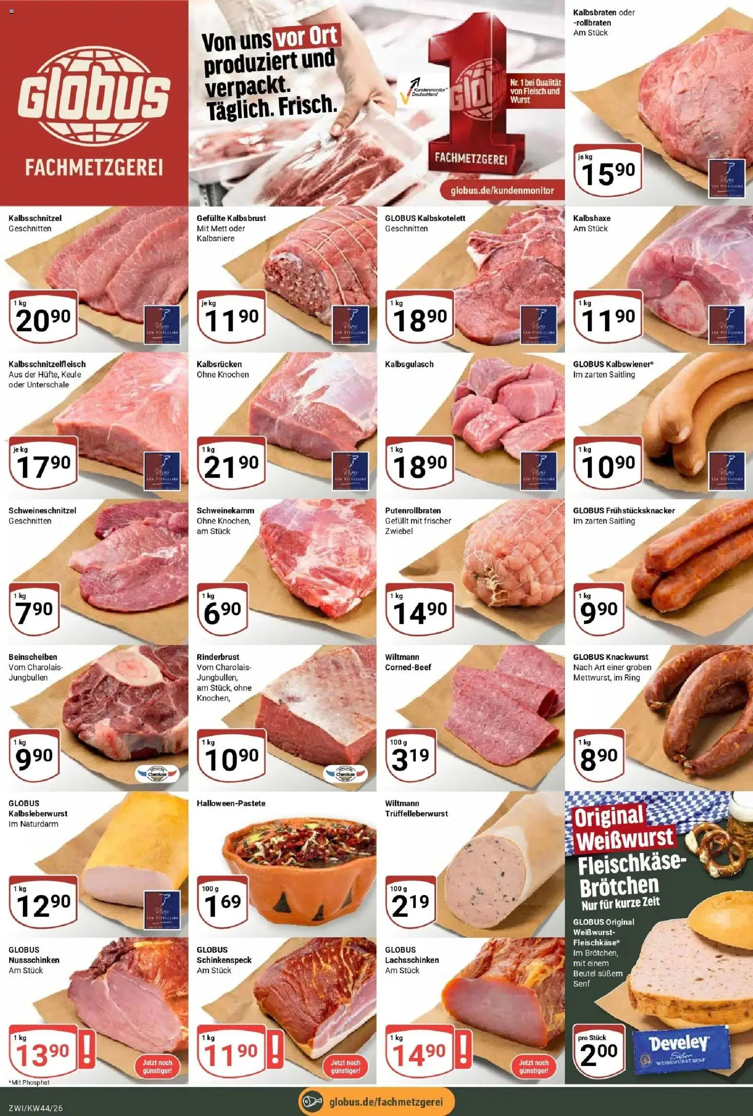 Vorschau von dem Prospekt des Geschäftes Globus, gültig ab dem 26.10.2026