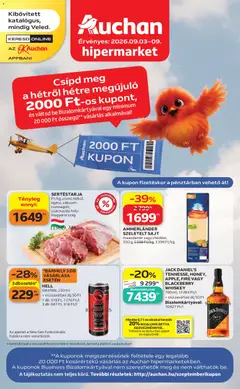 Auchan - Auchan akciós újság megtekintése, amely érvényes 2026.09.03.-től