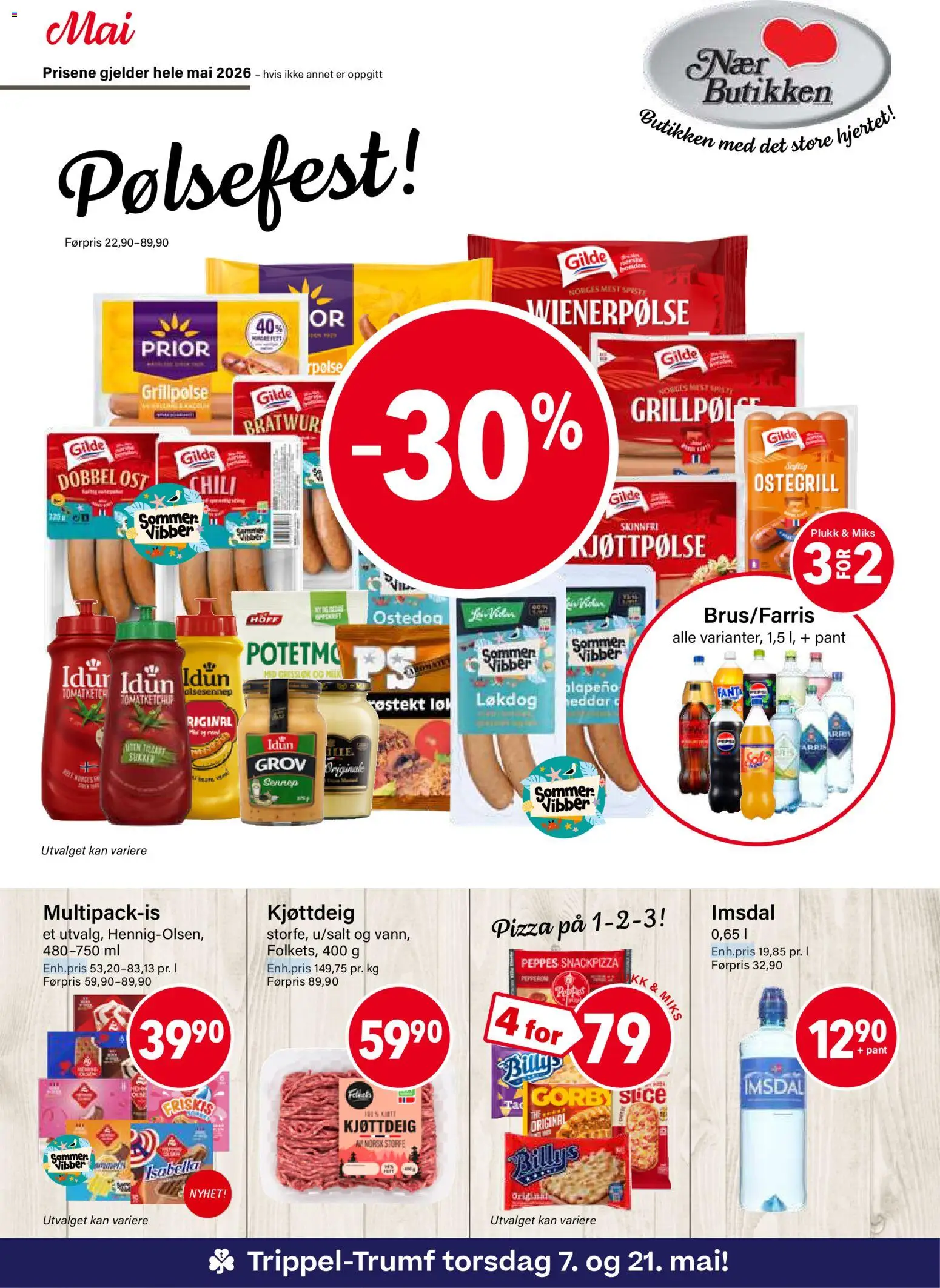 Forhåndsvis Nærbutikken kundeavis fra butikk Nærbutikken gyldig fra 01/05/2026
