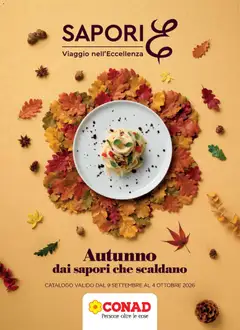 Anteprima dell'opuscolo Conad volantino Gourmet Campania dal negozio Conad valido da 09/09/2026