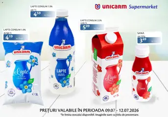 Previzualizarea de cataloage: Unicarm Unicarm Catalog Produse lactate valabil de la 09.07.2026