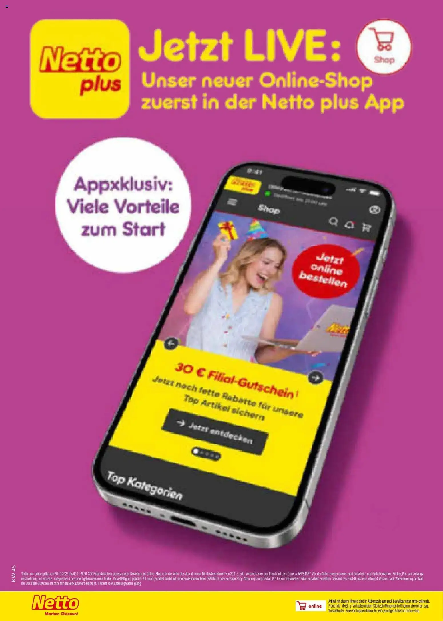 Vorschau von dem Prospekt des Geschäftes Netto Marken-Discount, gültig ab dem 02.11.2026 - Top
