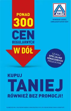Pogląd gazetki "Aldi gazetka - Ceny w dół" ze sklepu Aldi ważnej od 14.09.2026
