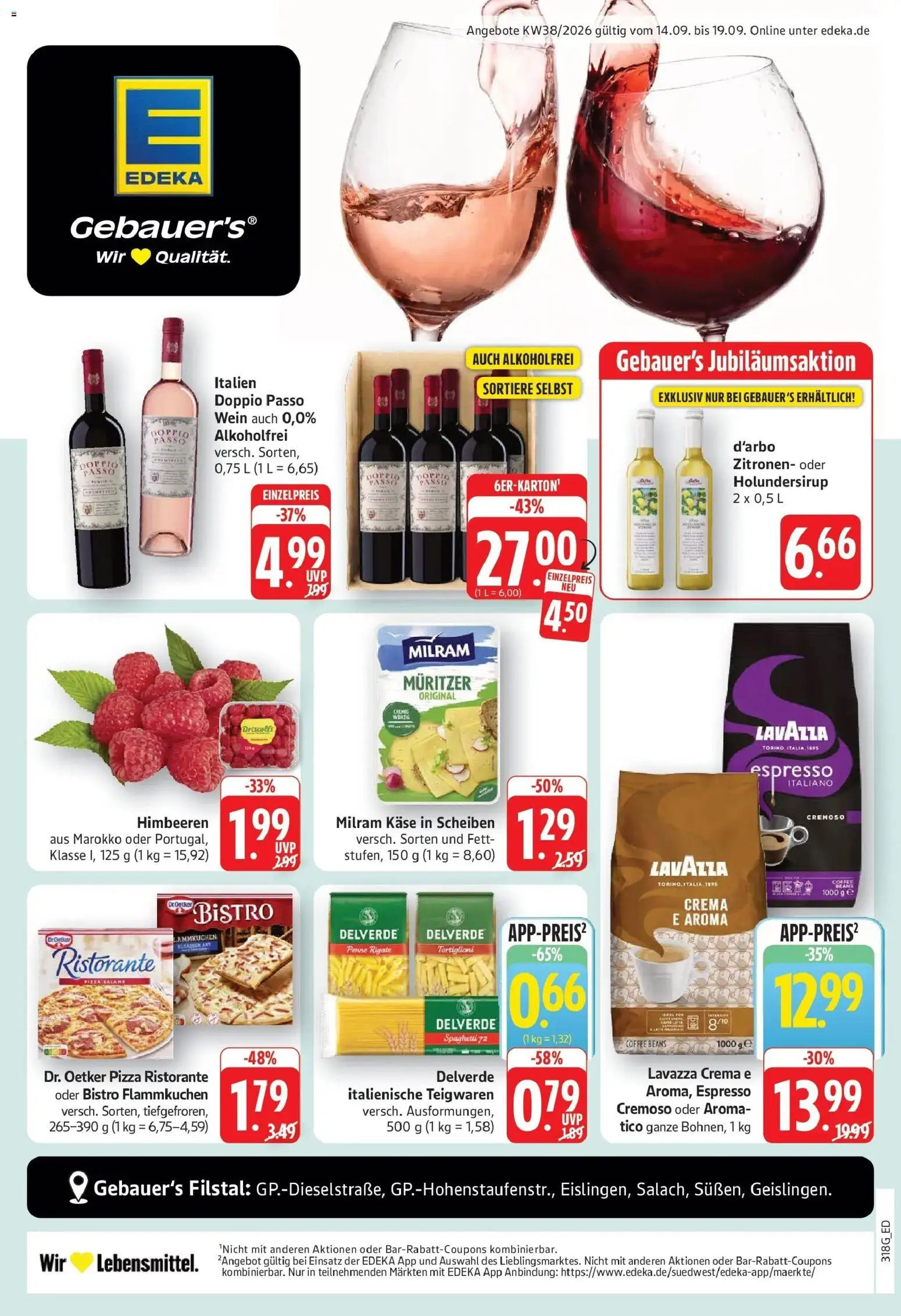 Vorschau von dem Prospekt des Geschäftes Edeka, gültig ab dem 14.09.2026