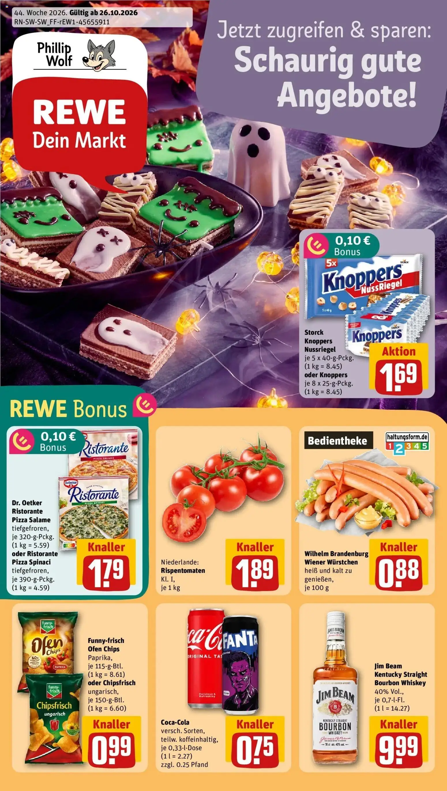 Vorschau von dem Prospekt des Geschäftes Rewe, gültig ab dem 26.10.2026