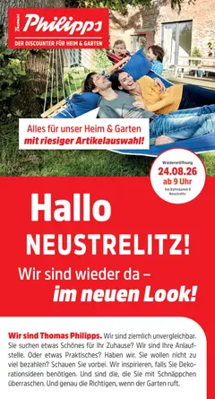 Vorschau von dem Prospekt des Geschäftes Thomas Philipps, gültig ab dem 24.08.2026