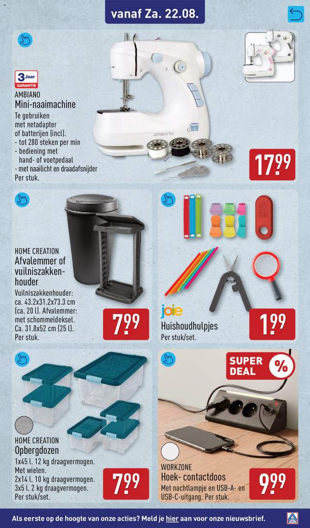 Nieuwe Aldi folder vanaf 17-08