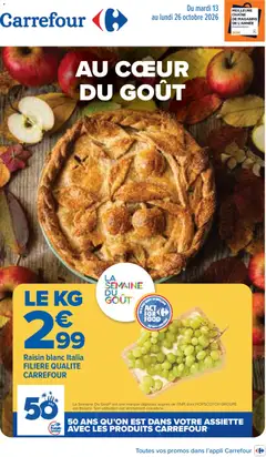 Prévisualisation de Carrefour Au coeur du goût du magasin Carrefour formulaire valide 13/10/2026