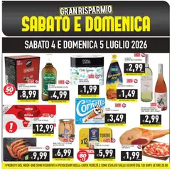 Anteprima dell'opuscolo PIM Supermercati volantino Weekend dal negozio PIM Supermercati valido da 04/07/2026