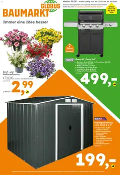 Vorschau von dem Prospekt des Geschäftes Globus Baumarkt, gültig ab dem 27.07.2026