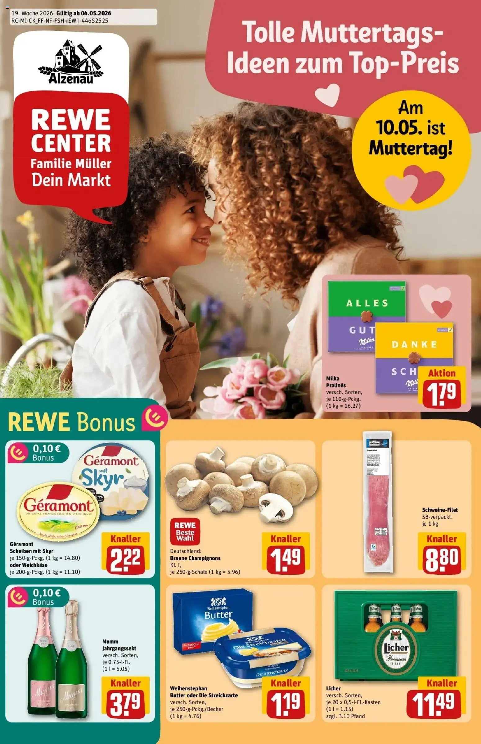Vorschau von dem Prospekt des Geschäftes Rewe, gültig ab dem 04.05.2026