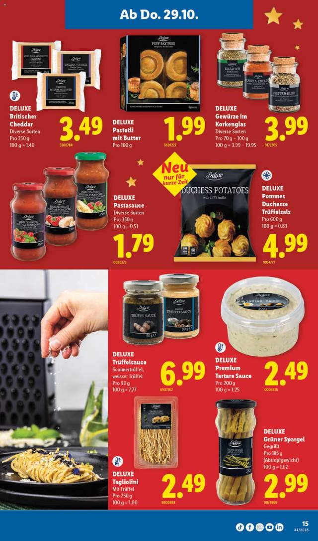 Neue Lidl Aktionen ab 29.10.