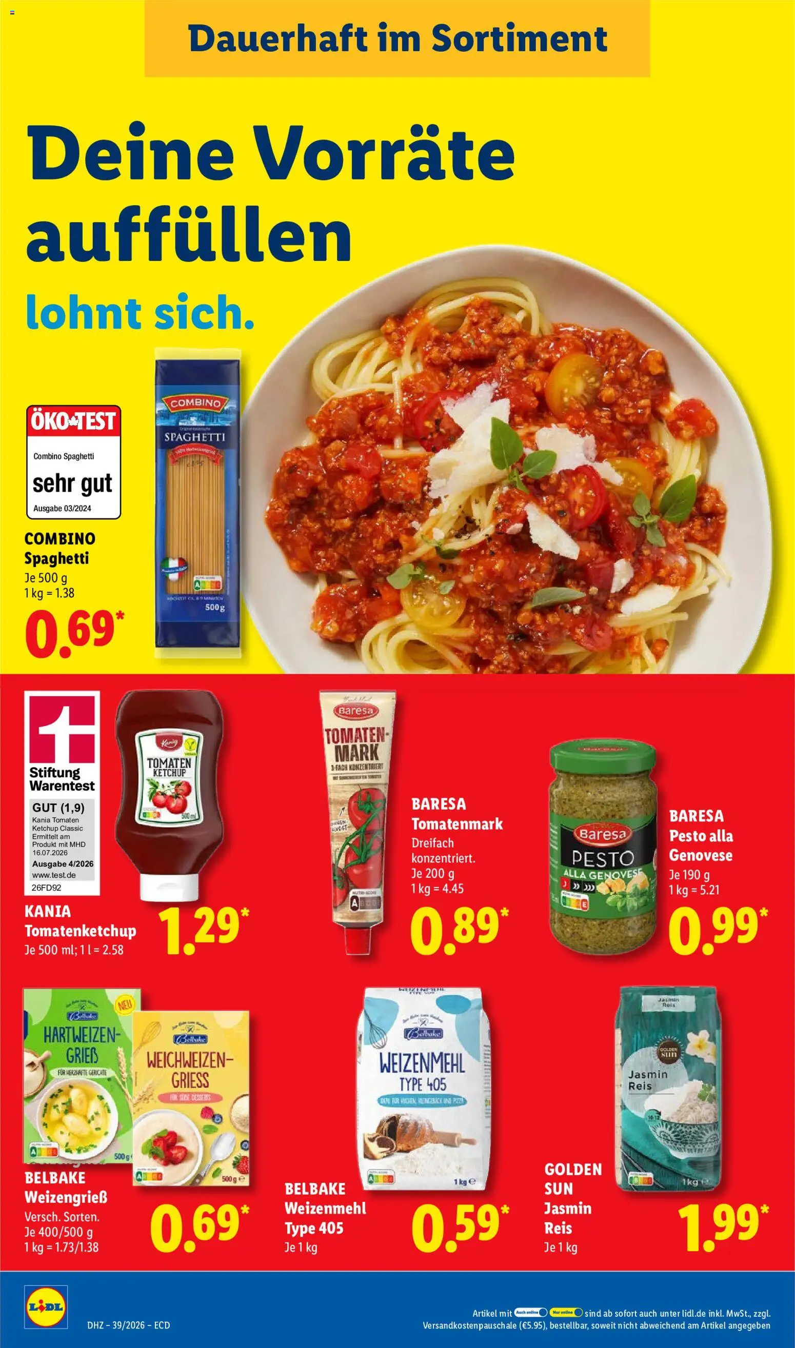 Vorschau von dem Prospekt des Geschäftes Lidl, gültig ab dem 21.09.2026