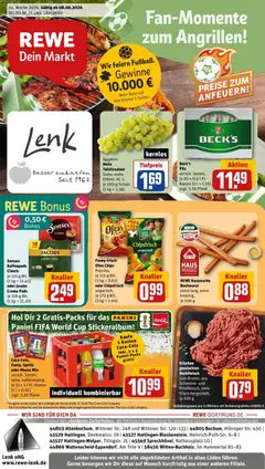 Vorschau von dem Prospekt des Geschäftes Rewe, gültig ab dem 08.06.2026