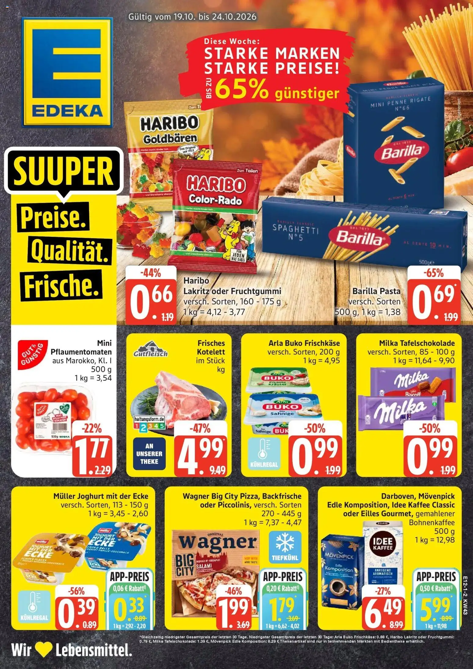 Vorschau von dem Prospekt des Geschäftes Edeka, gültig ab dem 19.10.2026