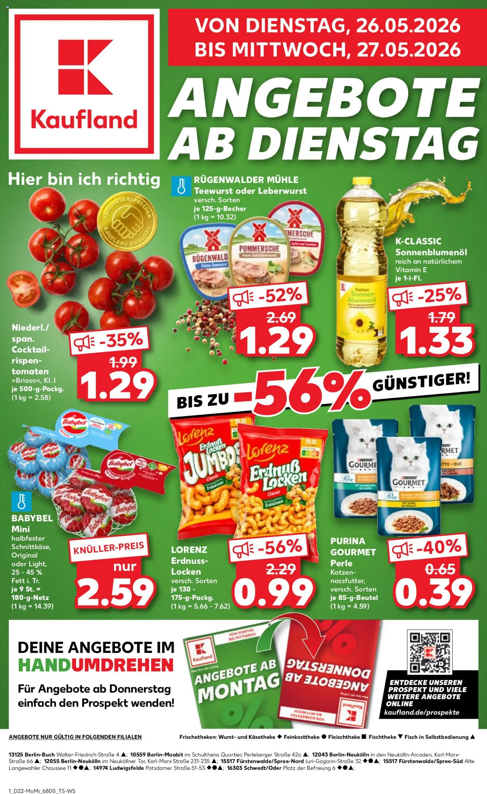 Vorschau von dem Prospekt des Geschäftes Kaufland, gültig ab dem 26.05.2026