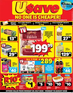 Preview of Usave flyer valid from 20/07/2026