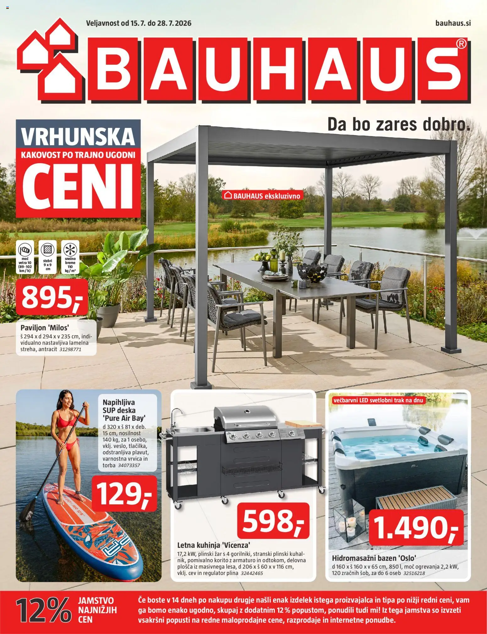 Predogled kataloga iz trgovine Bauhaus veljaven od 15.07.2026