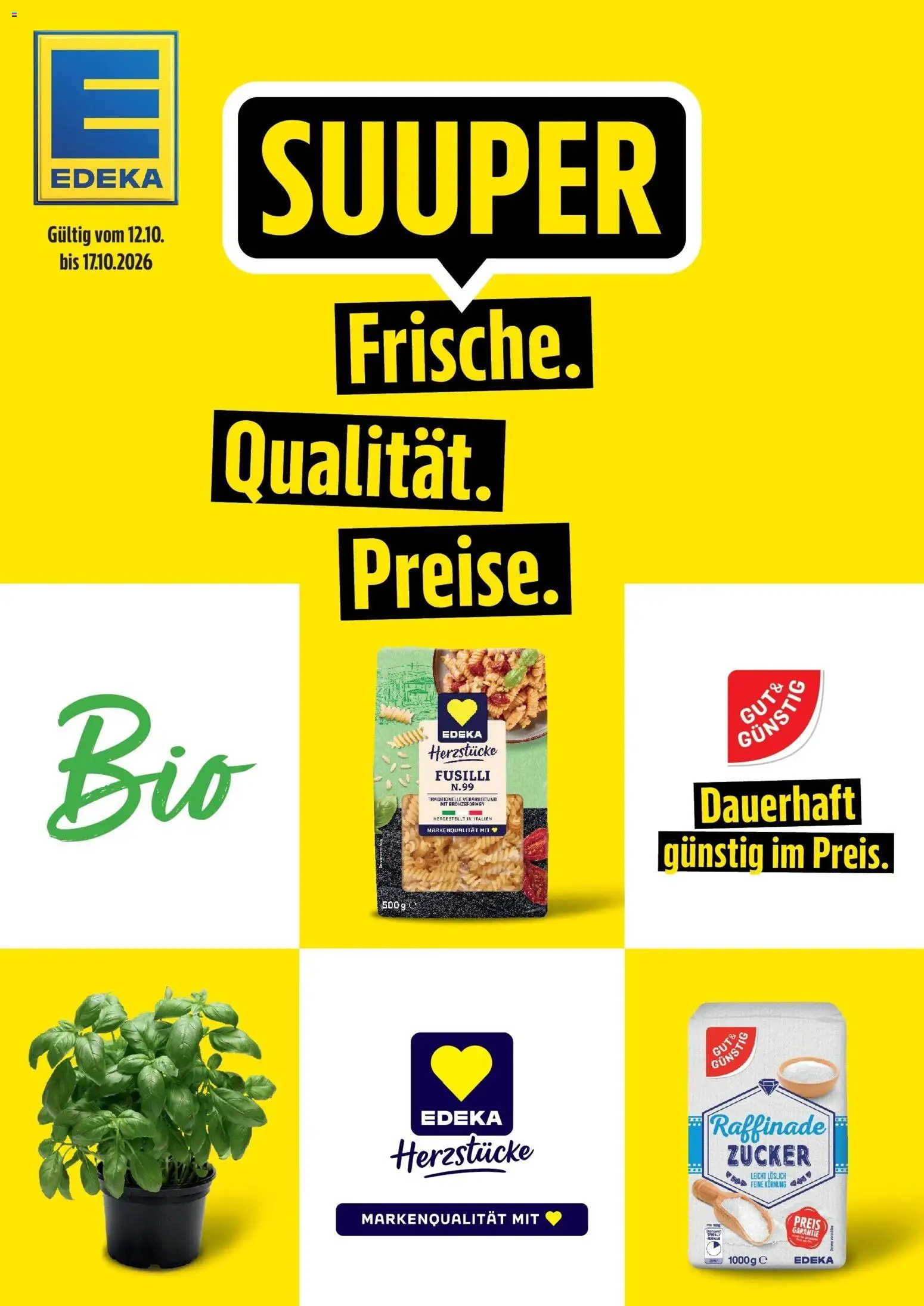 Vorschau von dem Prospekt des Geschäftes Edeka, gültig ab dem 12.10.2026