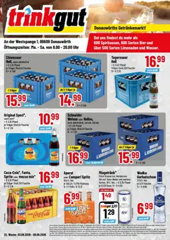 Vorschau von dem Prospekt des Geschäftes Trinkgut, gültig ab dem 03.08.2026