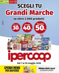 Anteprima dell'opuscolo Ipercoop volantino Milano Bonola dal negozio Ipercoop valido da 07/05/2026