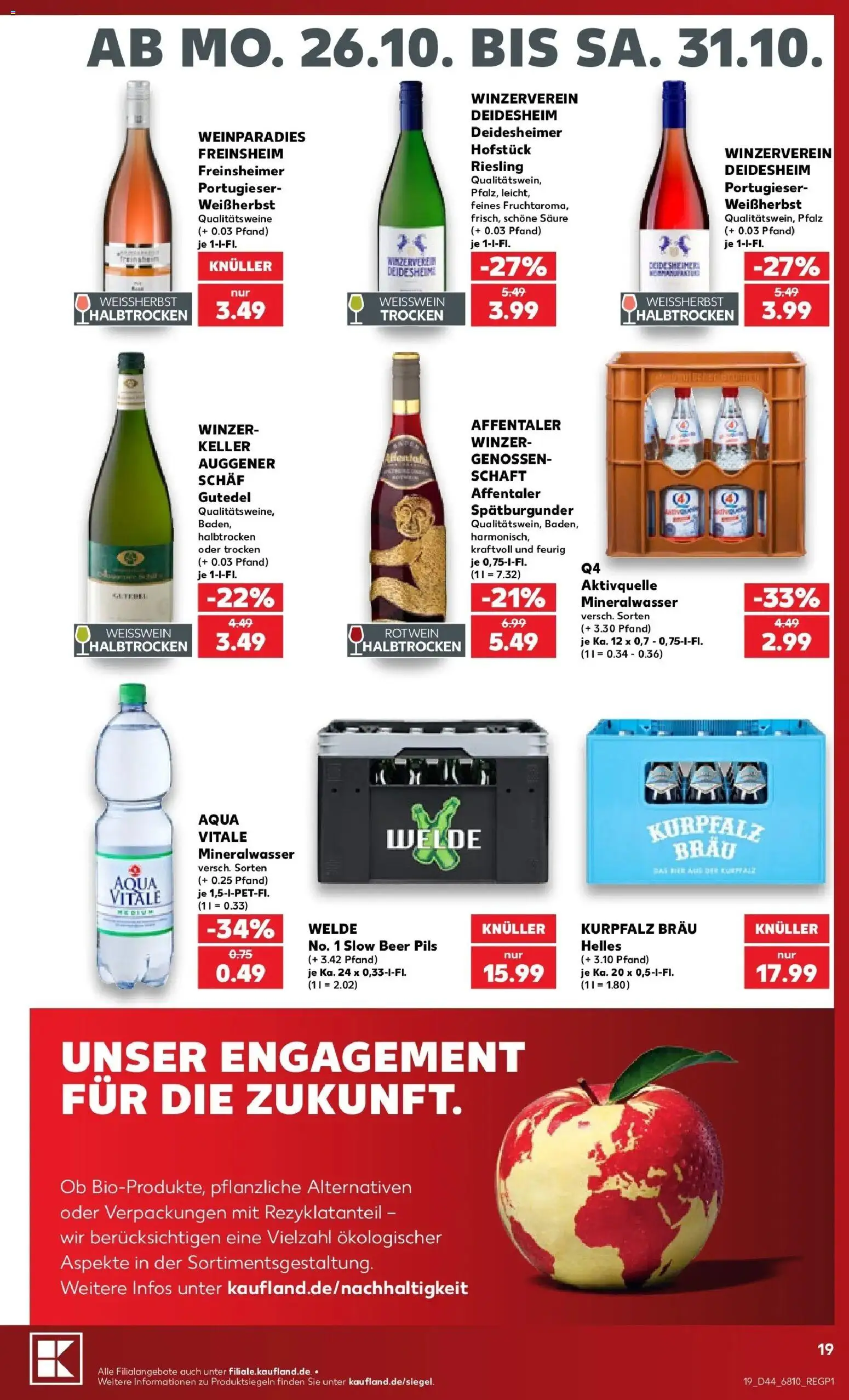 Vorschau von dem Prospekt des Geschäftes Kaufland, gültig ab dem 26.10.2026