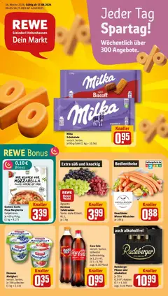 Vorschau von dem Prospekt des Geschäftes Rewe, gültig ab dem 17.08.2026